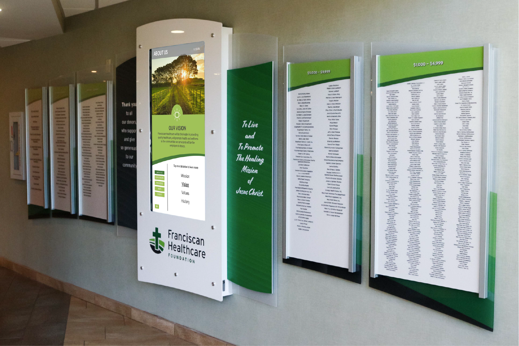 Corporate Branding Display