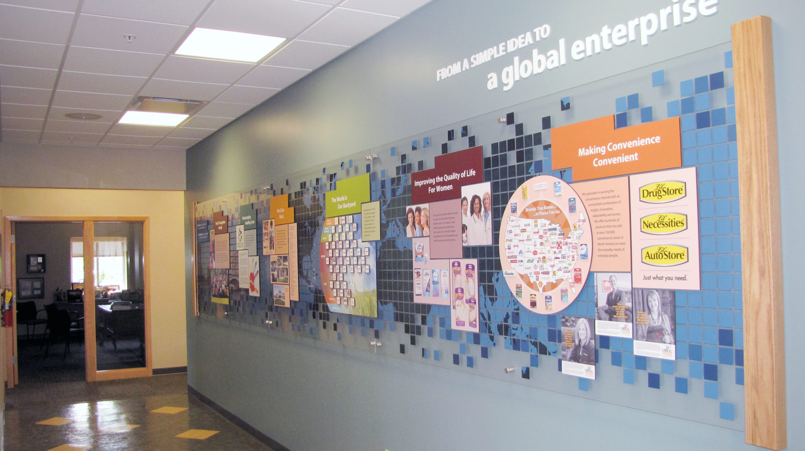 Healthcare Corporate Branding Display