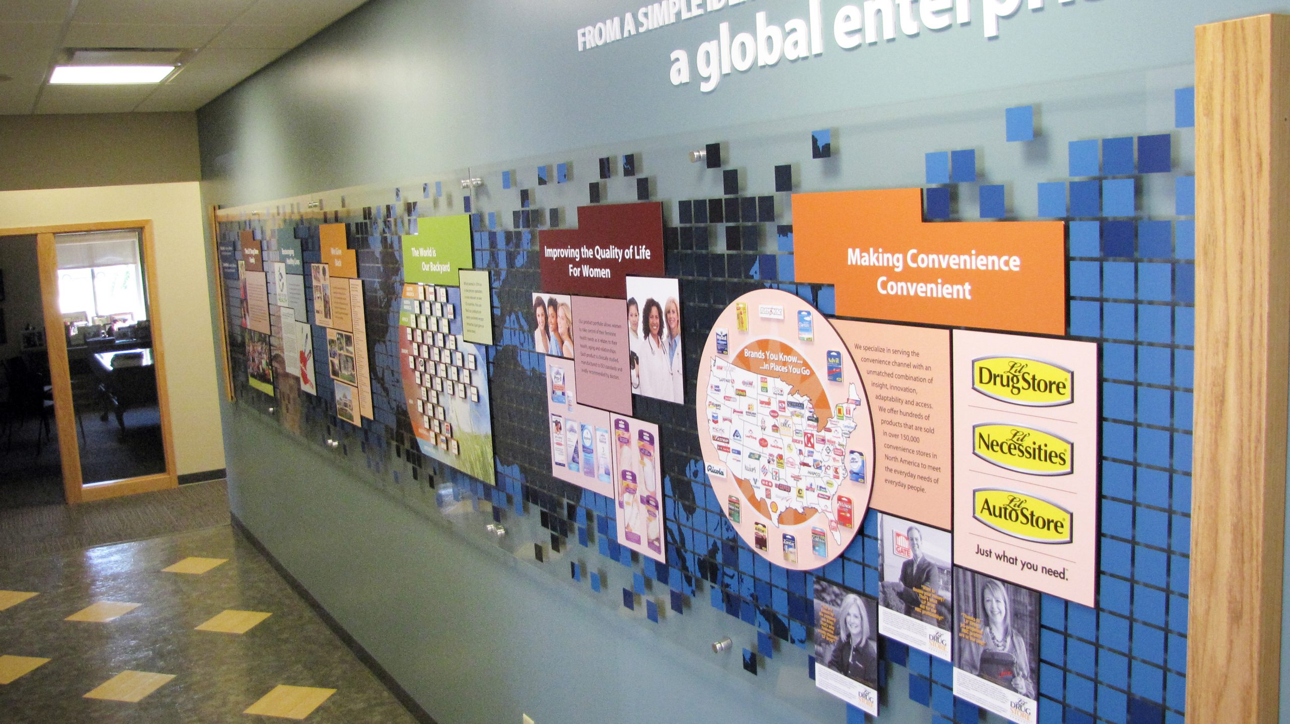 Corporate Branding Wall